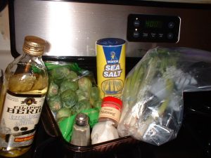 Roasted Brussel Sprouts ingredients