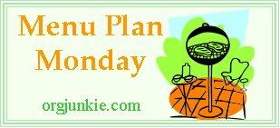 Menu Plan Monday