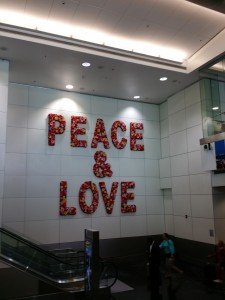 Peace and Love Miami Airport