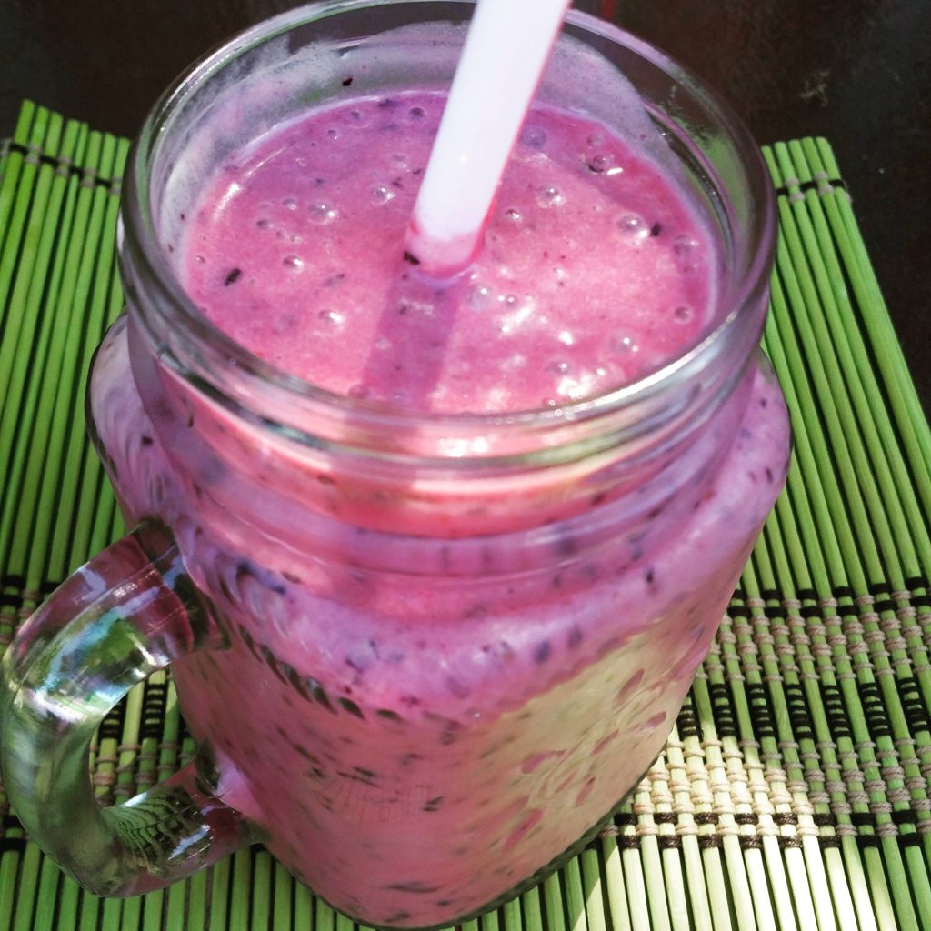 Plum Berry Banana Smoothie