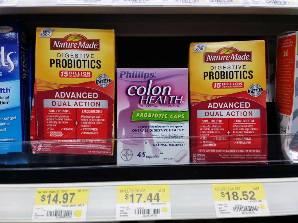 Nature Made Probiotics at Walmart