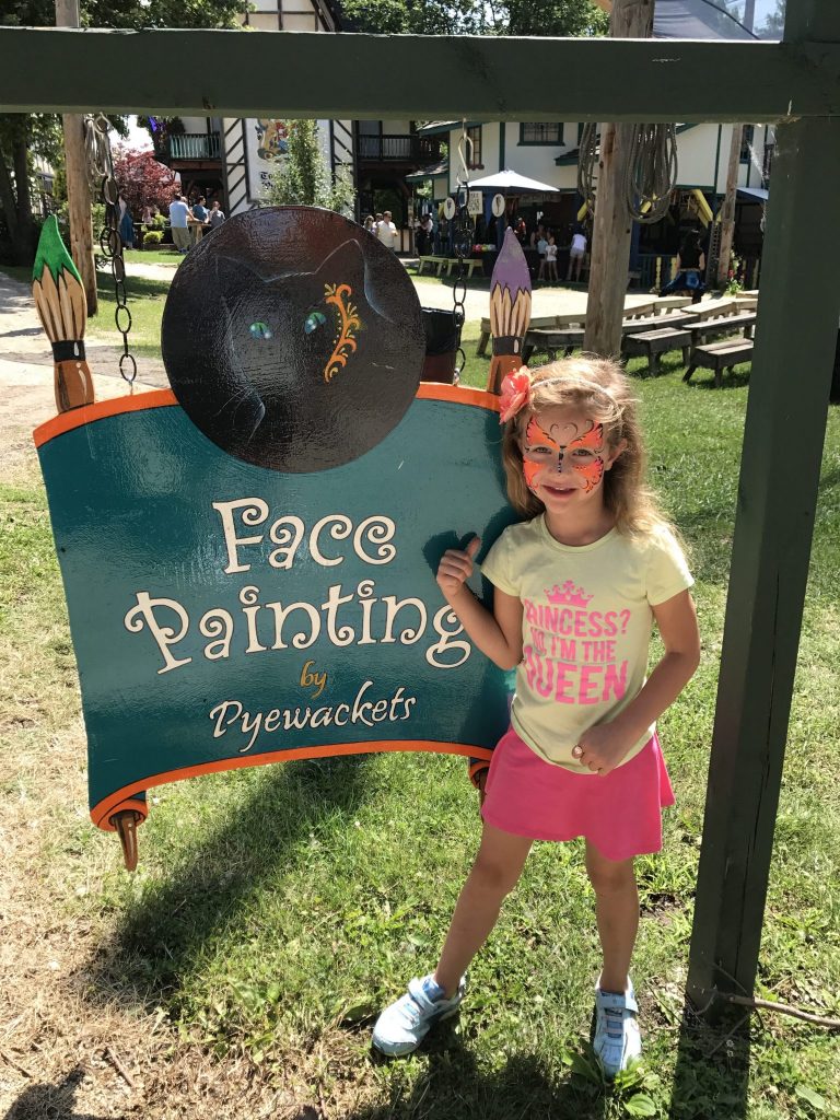 Face Painting at Bristol Renaissance Faire