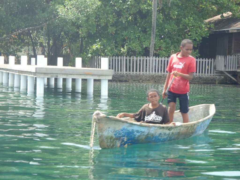 Roatan Boys Boating