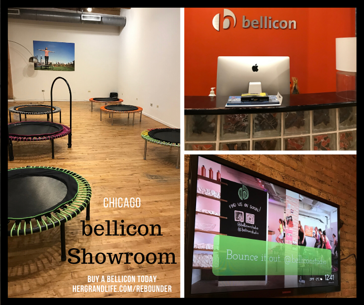 Mini trampoline bellicon showroom Chicago