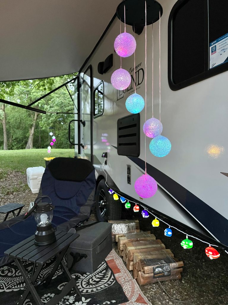 Our travel trailer outdoor set up