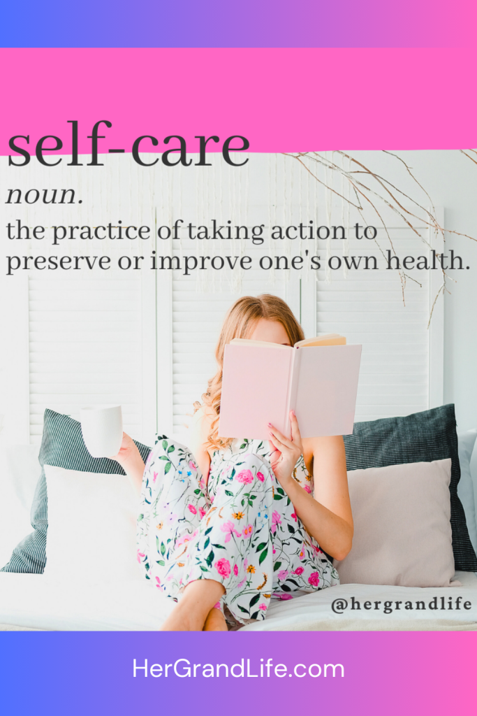 Self Care the practice of taking action to preserve or improve one's own health