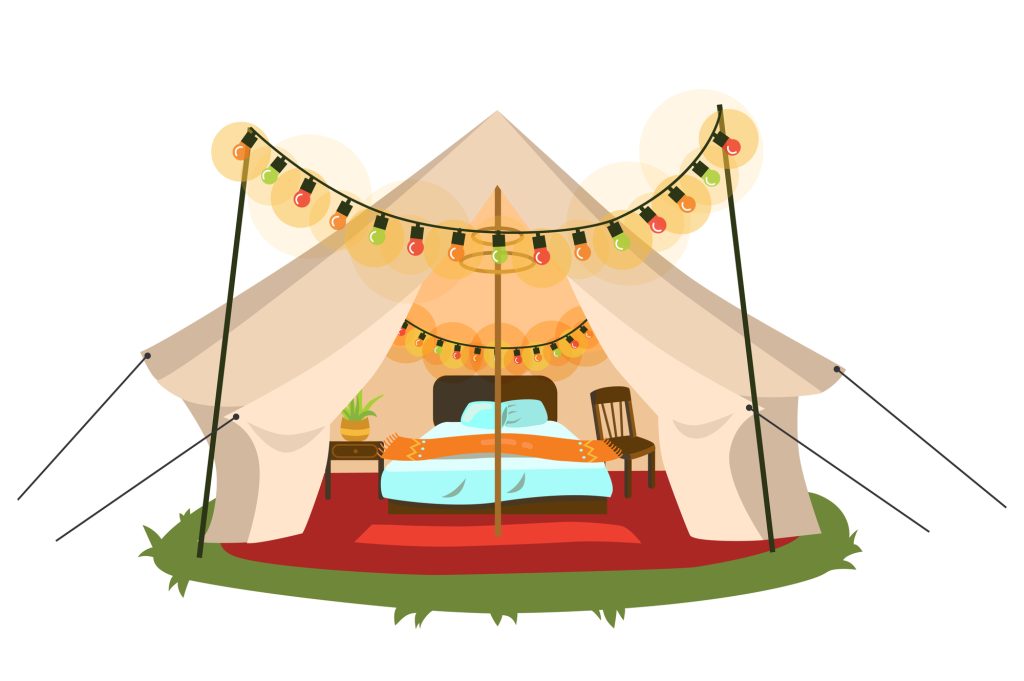 Campsite decorating ideas