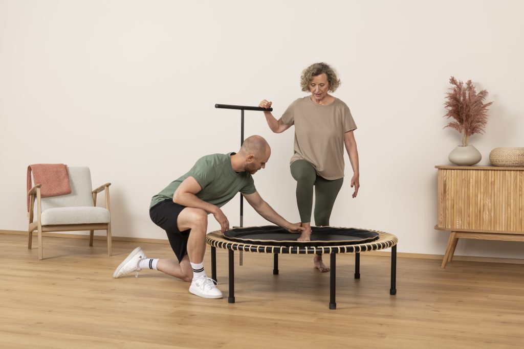 Mini trampoline for adults