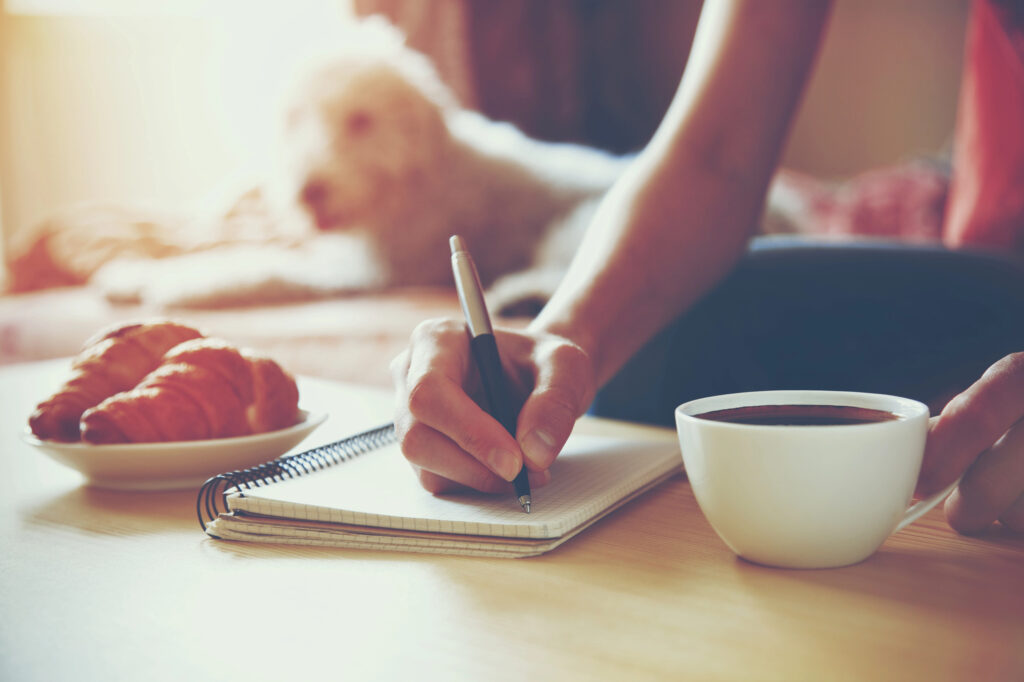 Journal to clear your mind.
